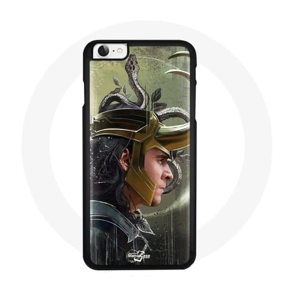 Cover til iPhone 6 - Maniacase - Loki Thor Ragnarok - Blød - Sort - Unisex