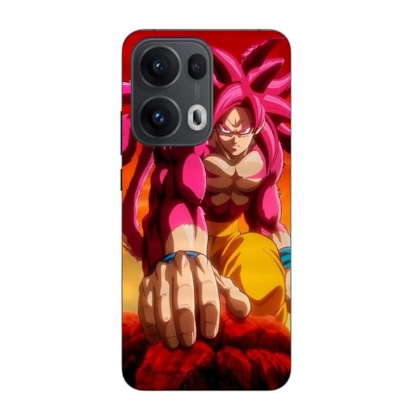 Coque Maniacase För Oppo Reno 13 Pro 5G Dragon Ball Daima GOKU transformation SSJ4 Svart