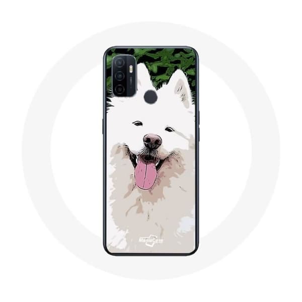 Coque - Samoyède - Oppo A53 - Mjuk - Vit - Blandad Vit