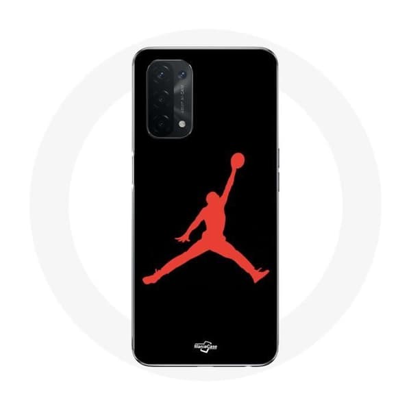 Cover til Oppo A74 Michael Jordan Logo Rød