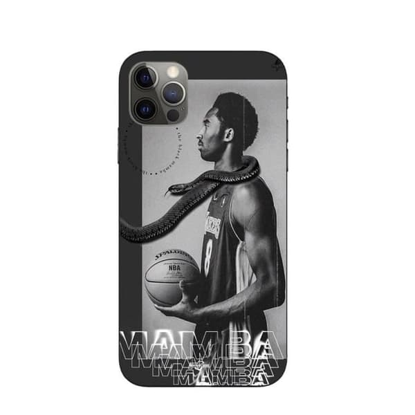 Coque Maniacase til iPhone 15 Pro Max Kobe Bryant NBA Black Mamba Mentality