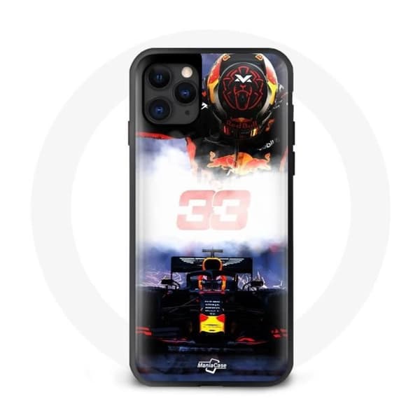 Coque iPhone 13 Pro Max Verstappen Formula 1 Musta