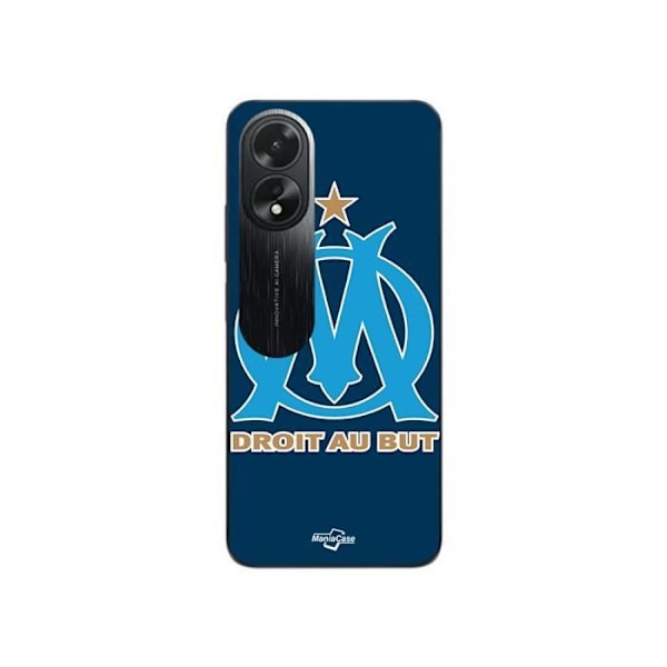 Coque Oppo A38 med Olympique de Marseille-logotyp i blått, Maniacase