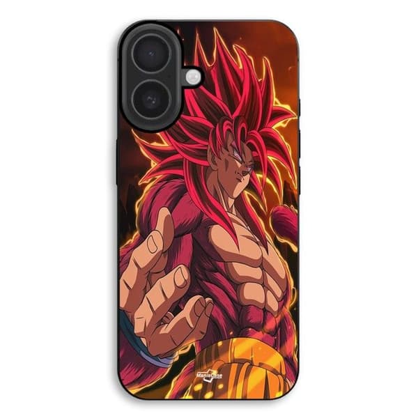 Coque pour iPhone 17 Dragon Ball DAIMA Goku Ultime SSJ4