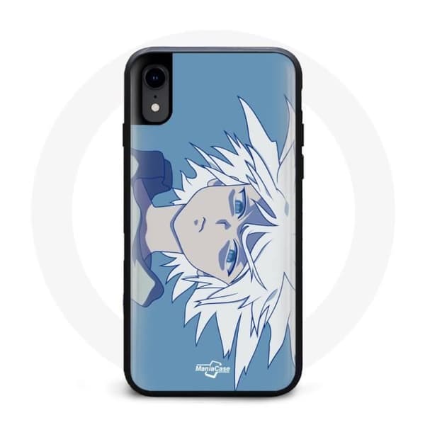 Coque - Maniacase - Iphone XS - Killua Hunter x Hunter - Blød - Sort Svart