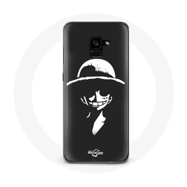 Cover til Samsung Galaxy A8 Plus One Piece Manga Luffy Kunst