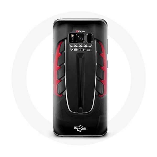 Coque för Samsung Galaxy S8 plus Audi RS Logotyp röd