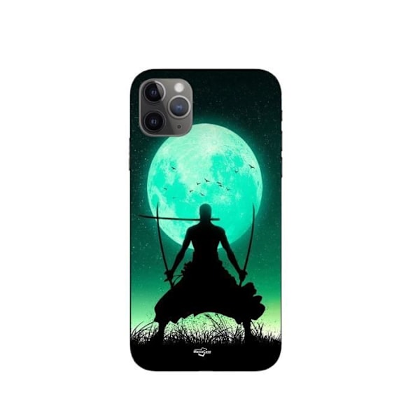 Coque maniacase för Iphone 11 Pro Roronoa Zoro tre svärd fullmåne