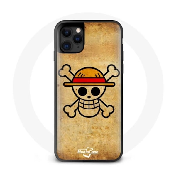 Coque - Maniacase - Iphone 13 - Luffy-logotyp Anime - Silikon - Mjuk svart