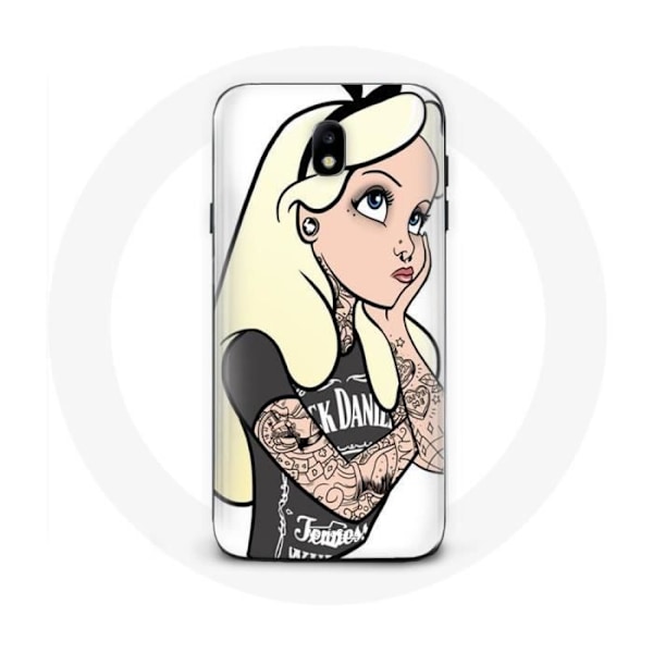 Coque för Samsung Galaxy J5 2017 Alice Tatuering Prinsessa