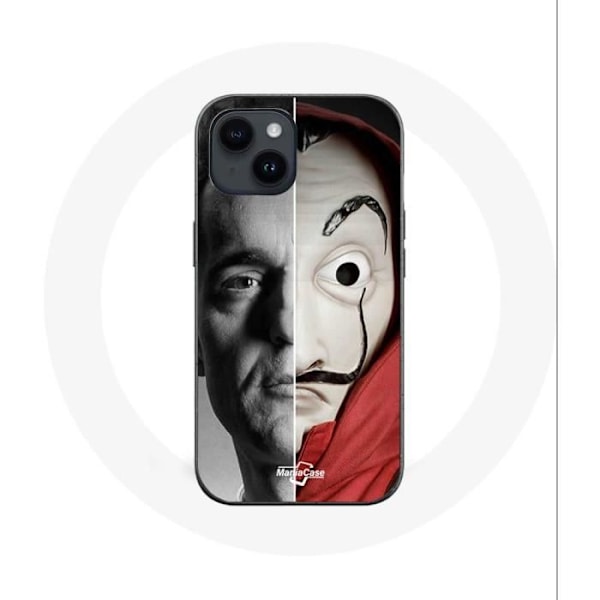 Coque - Maniacase - Iphone 14 - Svart - Mjuk - Split Mask