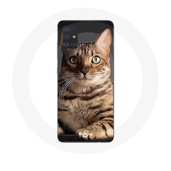 Coque för Samsung Galaxy A51 5G Bengal Kattras