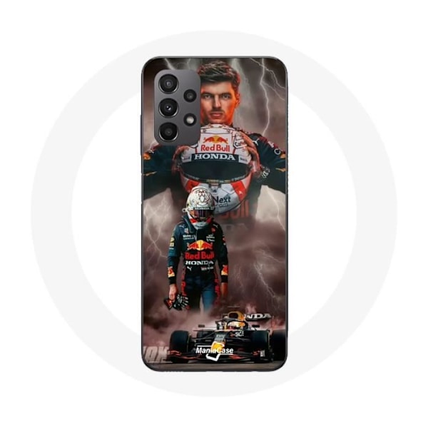 Coque - Maniacase - Samsung Galaxy A23 4G - Formel 1 Max Verstappen - Mjuk - Svart