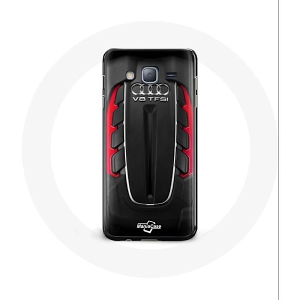 Coque för Samsung Galaxy J3 Audi RS Logotyp röd