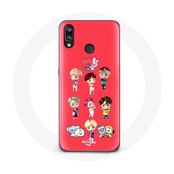 Cover til Huawei P20 Lite BTS TinyTAN Animation BT21 Plakat