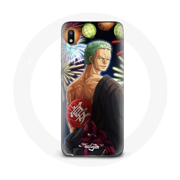 Coque - maniacase - Samsung Galaxy A10 - One Piece Joyeux Noël - Skydd - Mjuk Svart