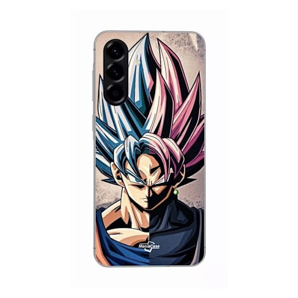 Coque - Maniacase - Samsung Galaxy A26 - Silikon - Mjuk - Dragon Ball Z Goku SSJ Svart