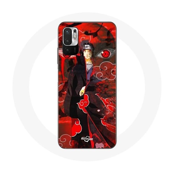 Coque för Xiaomi Redmi Note 10T 5G Itachi Uchiwa Naruto Anime