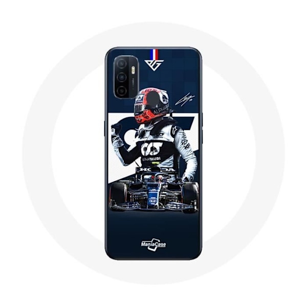 Coque Oppo A53 Formule 1 Max Verstappen Formel 1-förare Blå