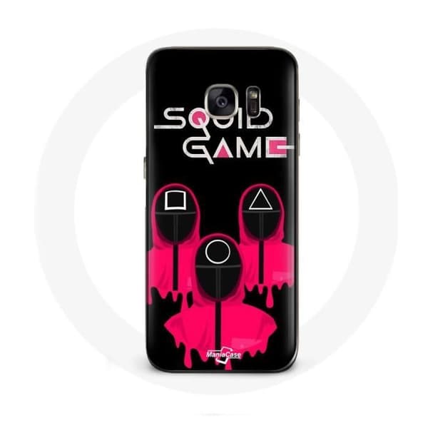 Coque Samsung Galaxy S6 Squid Game Neliö- ja Ympyrämaskit