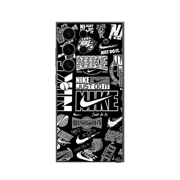 Coque Samsung Galaxy S25 Ultra Nike air logo Ladda ner Nike Graffiti Svart och vit Maniacase