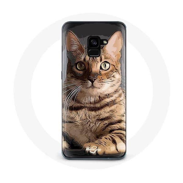 Cover til Samsung Galaxy A8 Plus Bengal Race af Katte