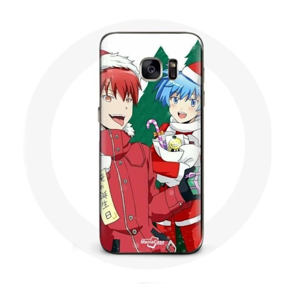 Coque för Samsung Galaxy S6 Edge Karma och Nagisa Assassination Classroom Anime Juldag