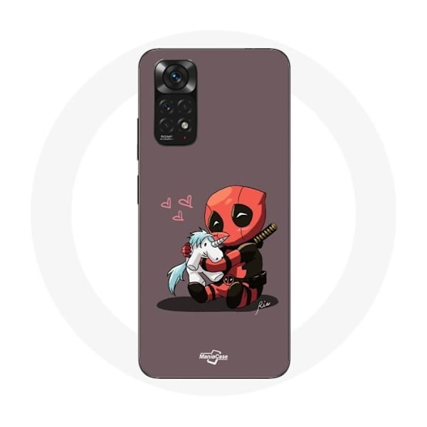 Coque för Xiaomi Redmi Note 11S DeadPool unicorn licorne