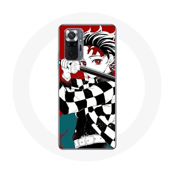 Coque för Xiaomi Redmi Note 10 Pro Tanjiro Demon Slayer Kimetsu no Yaiba Anime