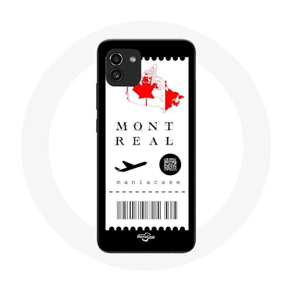 Coque Samsung Galaxy A03 Flygplansbiljett Montréal Kanada