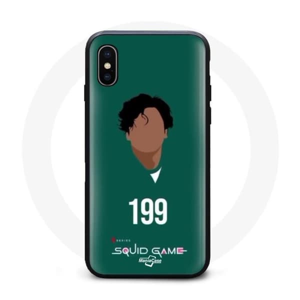 Coque - Squid Game - Iphone XS Max - Flexibel - Inspirerad design - Grön