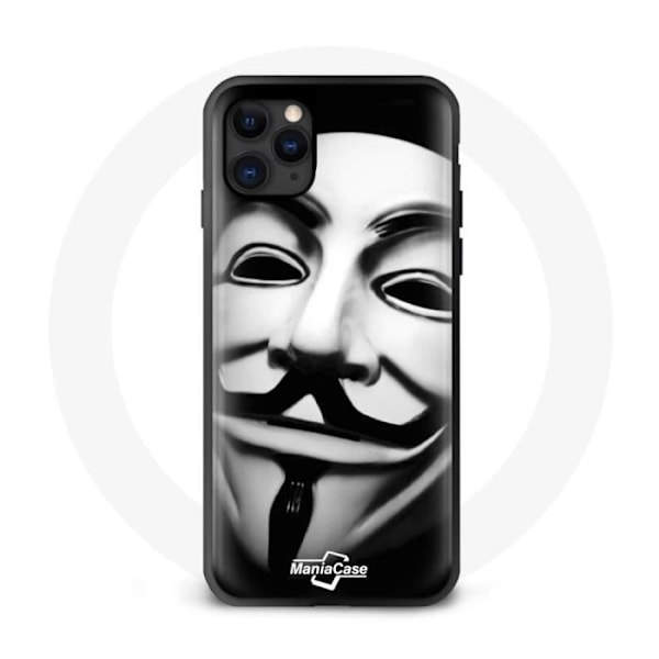 Coque iPhone 12 Anonymous-maski
