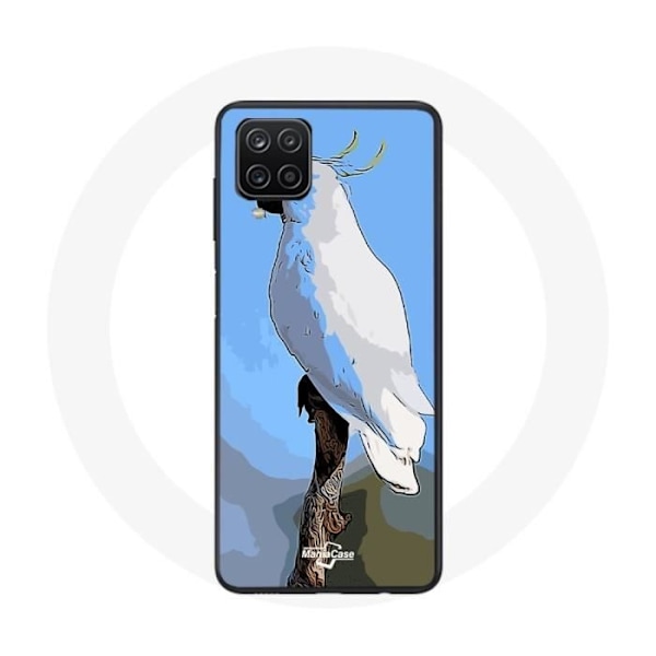 Skydd för Samsung Galaxy A22 4G Kakaduer Vita Papegojor Fåglar