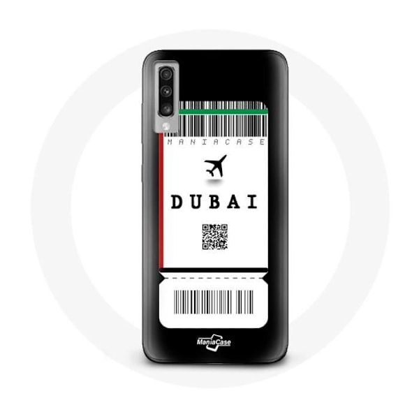 Fodral för Samsung Galaxy A70 Flygbiljett Dubai