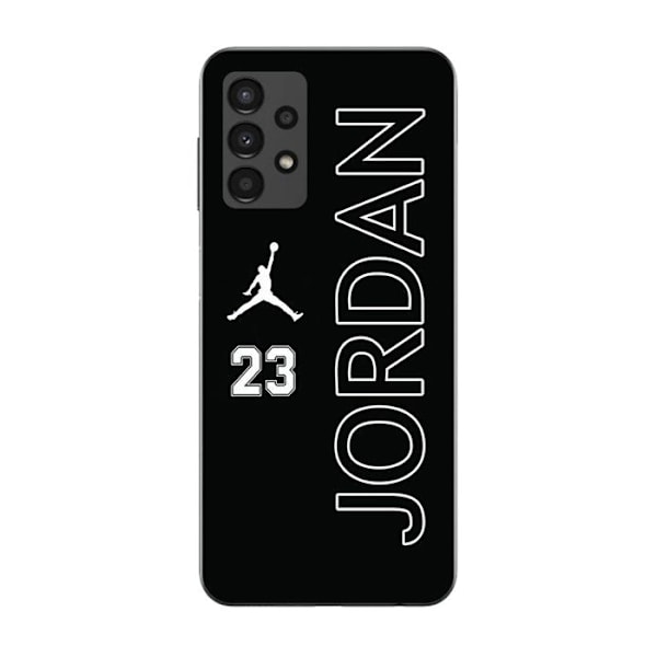 Coque Maniacase För Samsung Galaxy A13 4G Jordan 23 Logotyp Svart