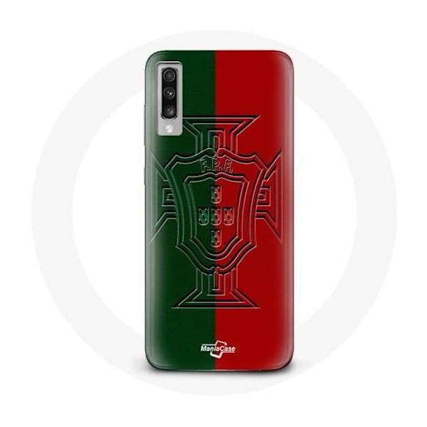 Samsung Galaxy A70-fodral med grön och röd logotyp
