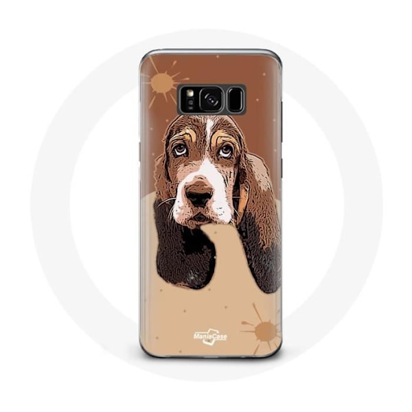 Coque för Samsung Galaxy S8 Plus Basset Hound hundansikte