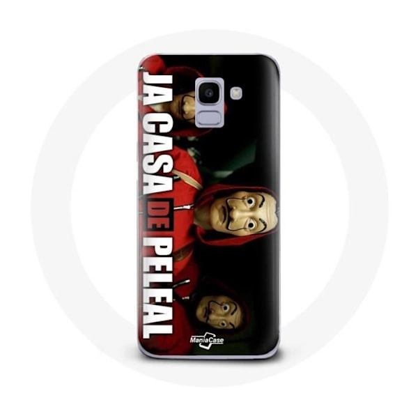 Coque för Samsung Galaxy A8 2018 La casa de papel Dali-masken