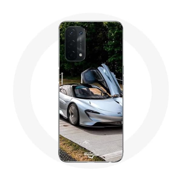 Cover til Oppo A74 5G - McLaren - Formel 1 - Grå - Hård - Syntetisk Grå