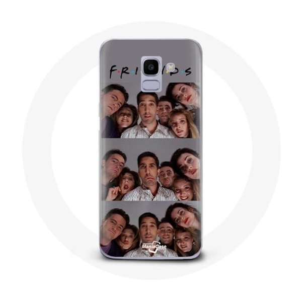 Coque - Samsung - Galaxy J6 2018 - Mjuk - Grå - Friends Selfie