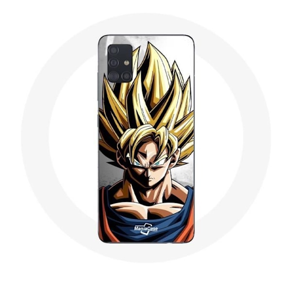 Coque - Maniacase - Samsung Galaxy A51 - Mjuk - Vit - Sangoku Mur Dragon Ball Super