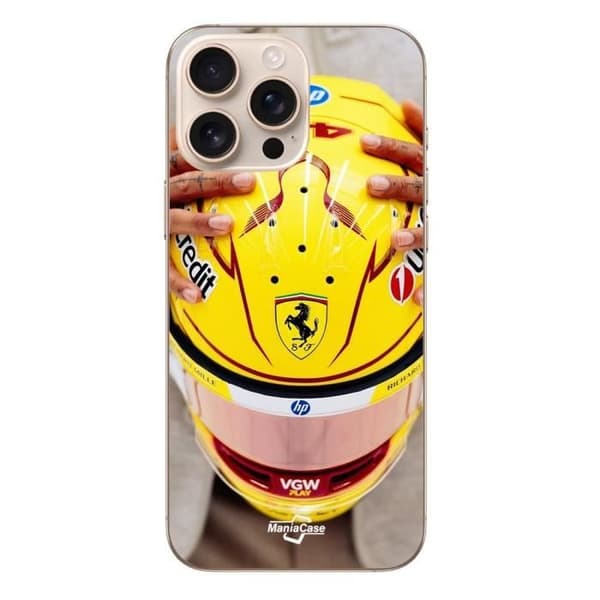 Coque - Ferrari - Iphone 16 Pro Max - Blød - Sort - Personlig stil