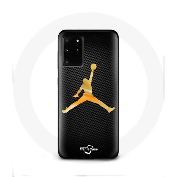 Coque för Samsung Galaxy S11 Plus Air michael jordan logotyp gul