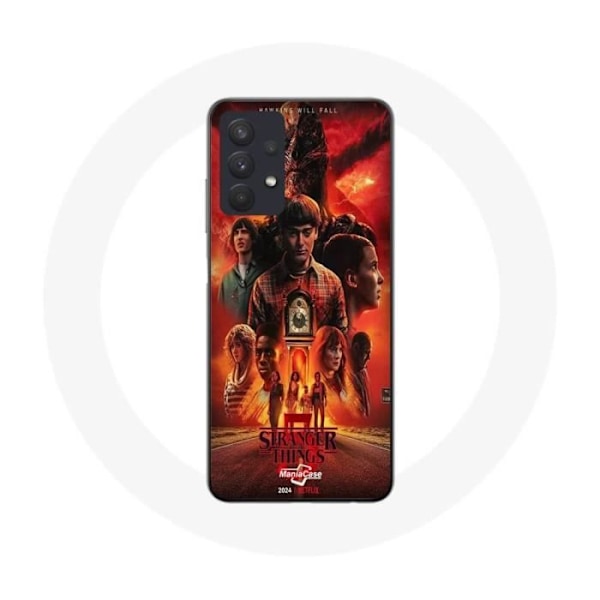 Coque Maniacase för Samsung A32 5g stranger things säsong 5 affisch