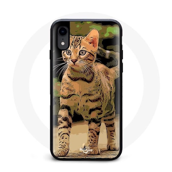 Coque - Mixte - Iphone XR - Souple - Noir - Bengal Katt
