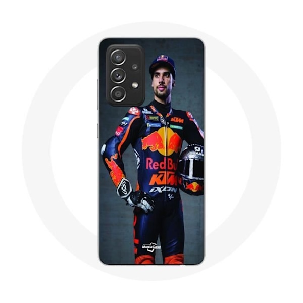 Coque - Maniacase - Samsung A21S - Miguel Oliveira Moto GP - Flexibel - Svart Svart