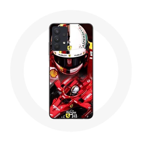 Coque för Samsung Galaxy A32 5G Formule 1 Sebastian Vettel F1 Röd