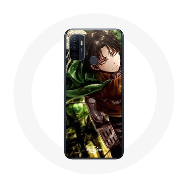 Oppo A53 - Attack on Titan Levi Ackerman - Suojakuori