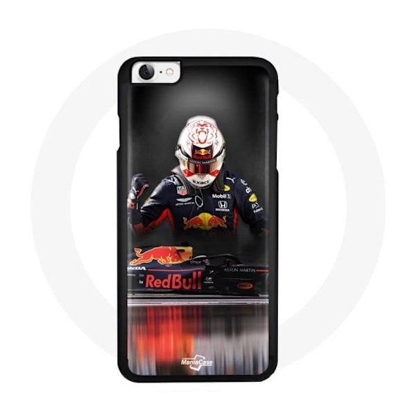 Coque - Maniacase - iPhone 8 - Formel 1 Verstappen Red Bull - Silikon - Flexibel svart