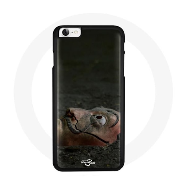 Mobilskal - La casa de papel - iPhone 5 - Svart - Mjuk - Stötabsorberande skydd röd svart